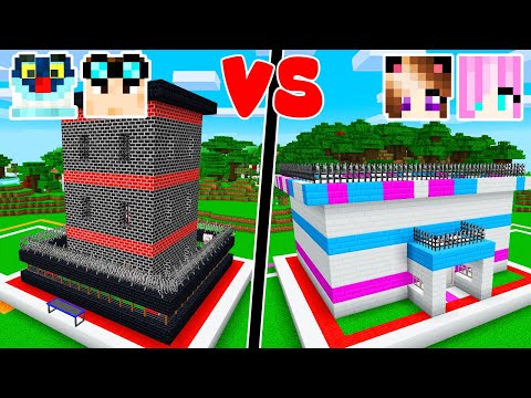 I'M BUILDING A GIRL'S PRISON IN MINECRAFT! 🎀 - House Challenge