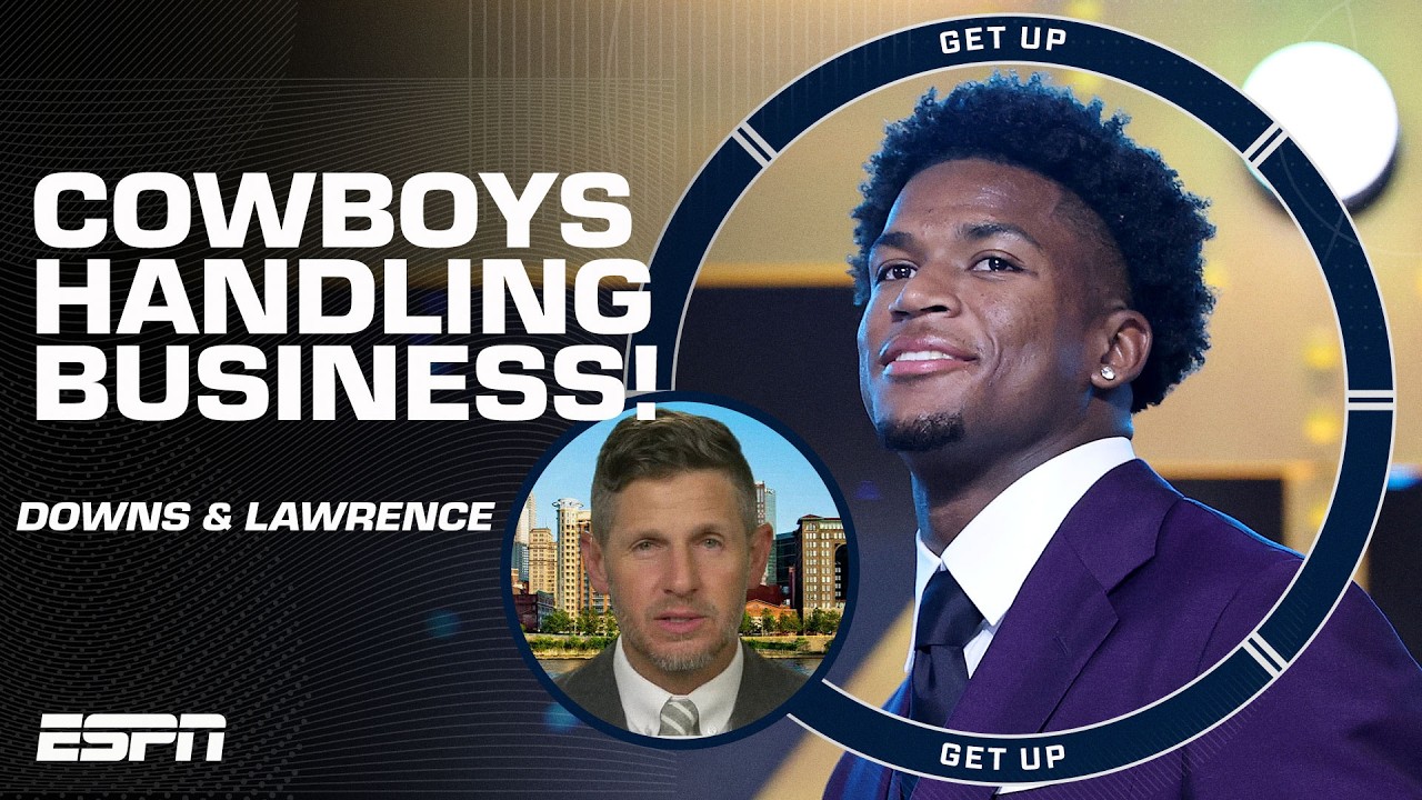 Did the Cowboys WIN the first round? 🍿 Dan Orlovsky is ALL ABOUT Caleb Downs 🔥 | Get Up