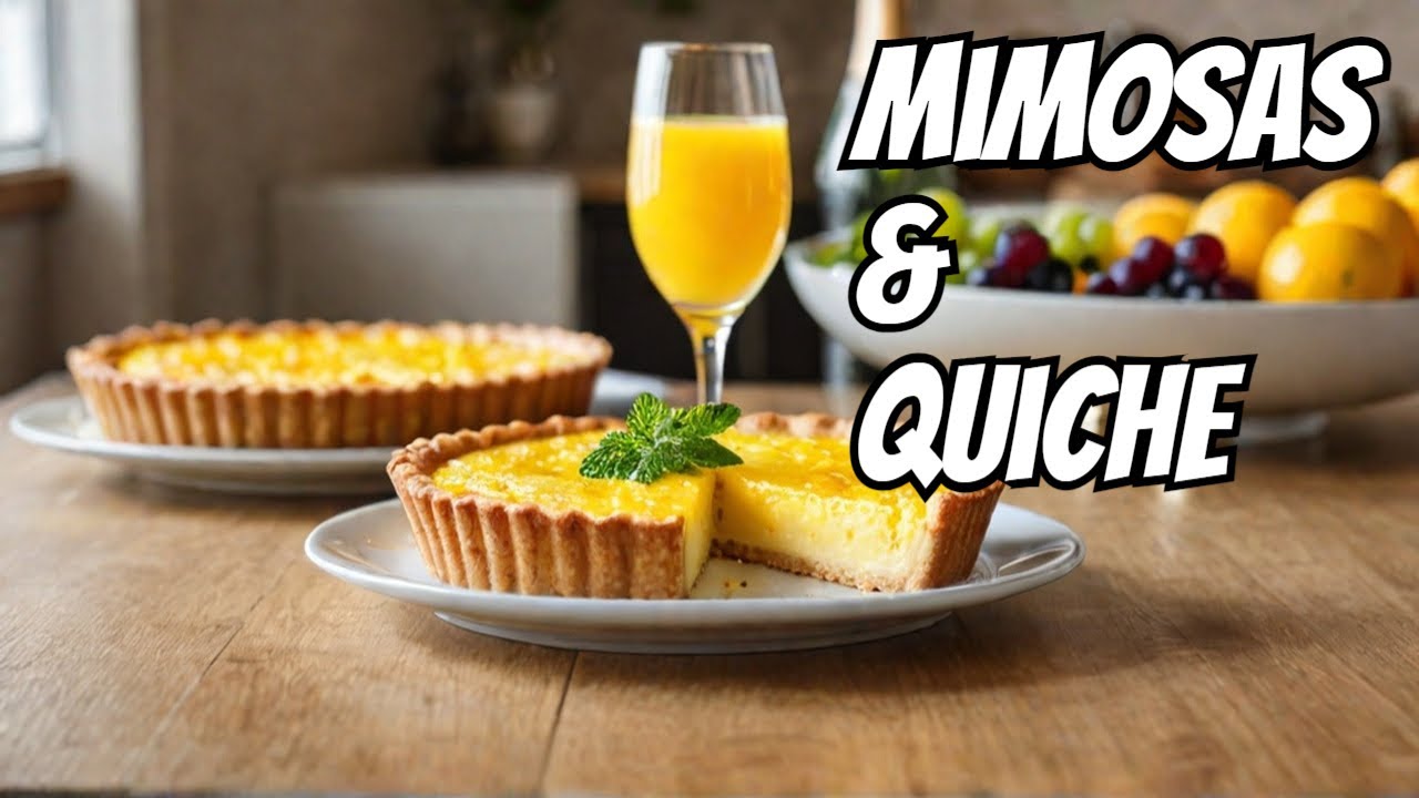 Transform Your Brunch with These Quiches and Mimosas!