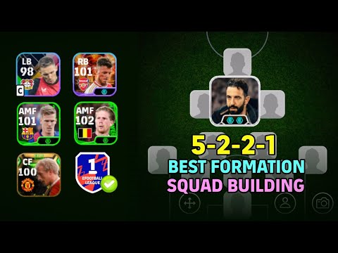 Strong Attacking! Best Defense! 🥵🔥 UNIQUE 5-2-2-1 Quick Counter Squad Building In eFootball 2025 🔥