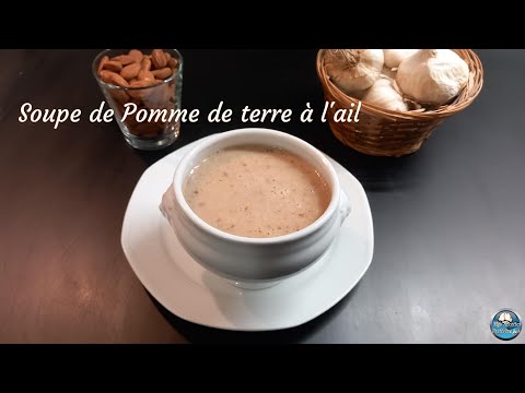 Recette facile SOUPE de POMMES de TERRE à l'AIL 🥣🥔🧄😋