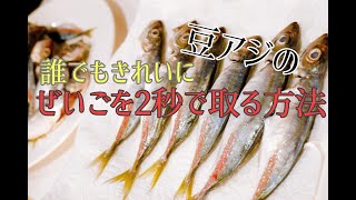 反則！？アジの捌き方【悟空でアジ南蛮レシピ解説】
