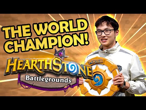 I AM THE WORLD CHAMPION | Hearthstone Battlegrounds