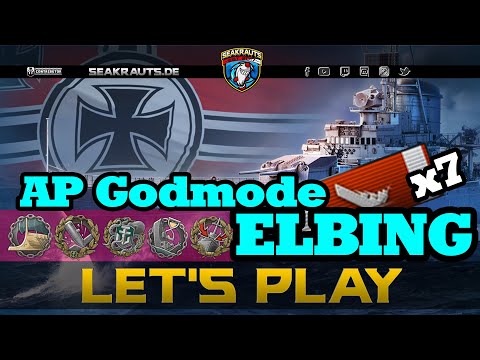 Let's Play - ELBING [T10 DD] - Brutale AP für die Deutschen [7 Kills] - World of Warships [Deutsch]