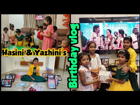Hasini & Yazhini's Birthday vlog | ini's galataas