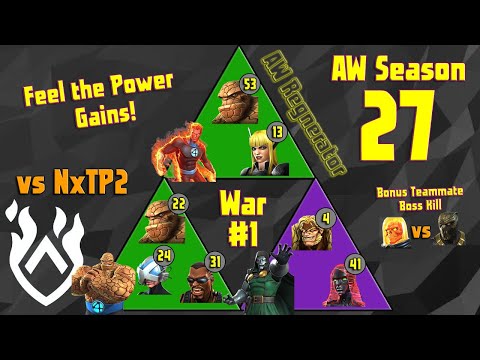 AW Season 27 War #1 vs NxTP2 - AW Regenerator - Bring on the Power Gains!