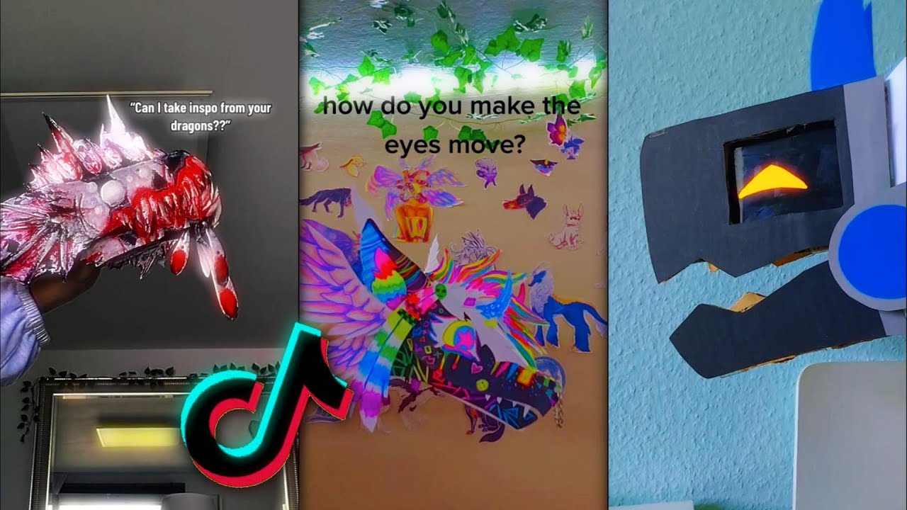 😱THE AMAZING Paper Dragon 🔥Puppet TikTok Compilation #2