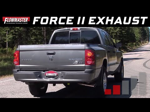 2011 Dodge Dakota 3.7L, 4.7L - Force II Cat-back Exhaust System 817520