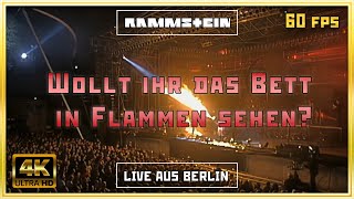 Rammstein: Wollt ihr das Bett in Flammen sehen? live aus Berlin 1998 With subtitles 4K remastered