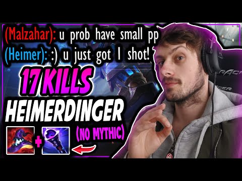 When Heimerdinger decides he doesn't need a mythic to choose VIOLENCE - League of Legends
