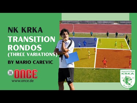 NK Krka - transition rondos (three variations) by Mario Carevic