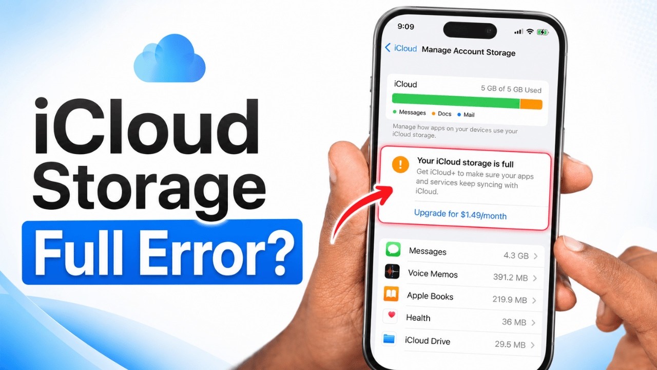 New iPhone Setup | iCloud Storage Full Error வருவதை தடுக்கலாம்!