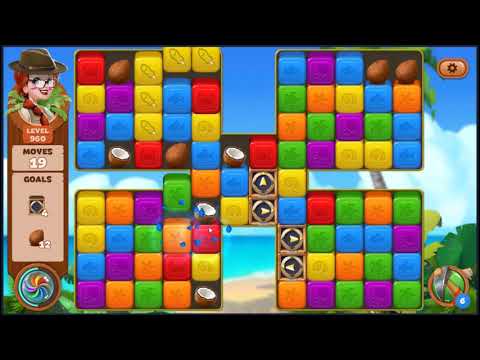 Lost Island Blast Adventure Level 960 - NO BOOSTERS 🏝️ | SKILLGAMING ✔️