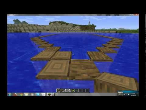 comment construire un bateau dans minecraft