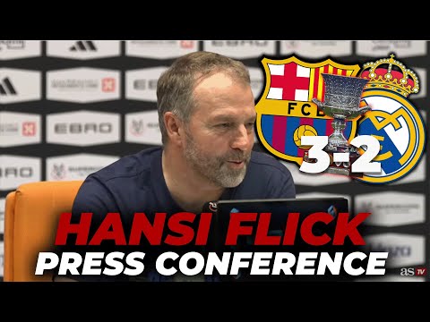 FLICK, PRESS CONFERENCE AFTER huge WIN OVER REAL MADRID in THE SPANISH SUPERCUP | BARÇA 3 - MADRID 2