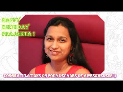 Happy Birthday Prajakta