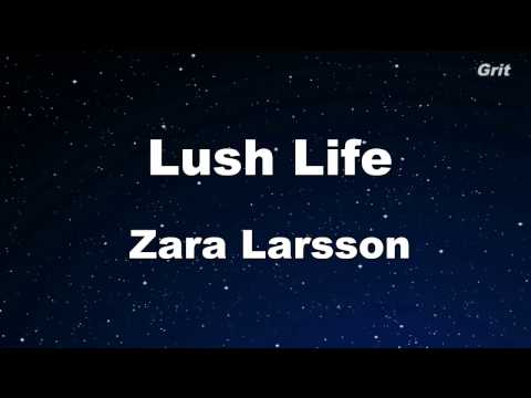 Lush Life - Zara Larsson Karaoke 【With Guide Melody】 Instrumental