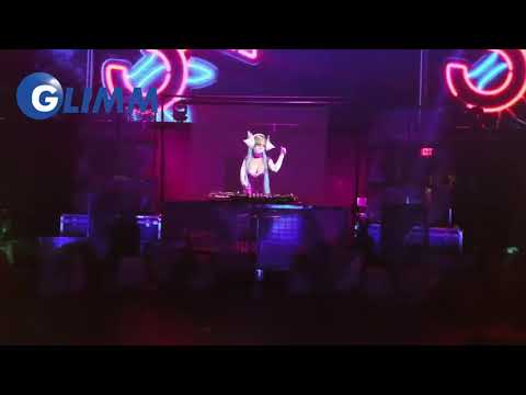 3D Holographic technology in dark environment (Holoflex / PepperScrim)