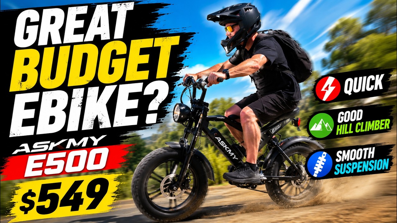 This $549 E-Bike Is Better Than It Should Be | Askmy E500 Review