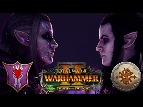 Malus Darkblade Has Had A Change. Dark Elves Vs Norsca. Total War Warhammer 2, Multiplayer