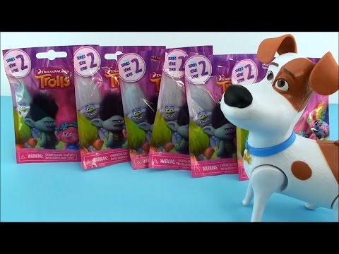 Dreamworks TROLLS  Blind Bags Series 2 with MAX Toy Surprises for Kids Playing Video