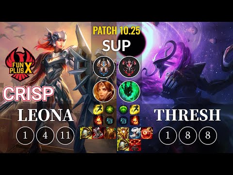 FPX Crisp Leona vs Thresh Sup - KR Patch 10.25