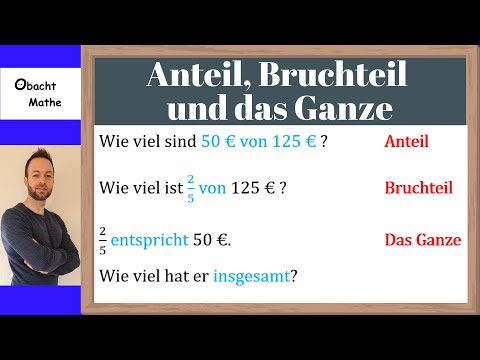 Anteile, Bruchteile und das Ganze | kurze Zusammenfassung | ganz einfach erklärt | ObachtMathe