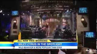 Miley Cyrus SNL Saturday Night Live Government Shutdown spoof Michelle Bachmann SLAMMED