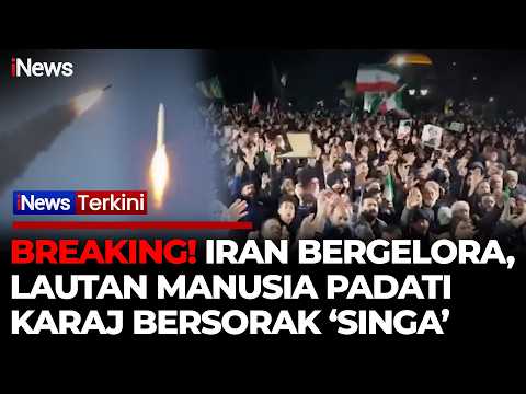 BREAKING! Ribuan Warga Iran Bersatu, Turun ke Jalan Bersorak 'Singa' Mengenang Kematian Khamenei