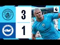 HIGHLIGHTS | Man City 3-1 Brighton | Haaland Double & De Bruyne Scramer! | Premier League
