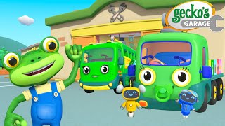 Baby Truck’s First Recycling Day ♻️ | Gecko's Garage 🚚 | Cartoons For Kids | Toddler Fun Learning
