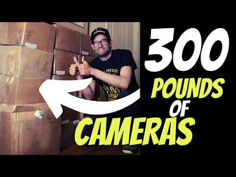 300 Pound GIANT Camera Lot Unboxing - Box 1