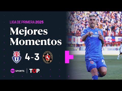 Compacto TOP | 🔵🔴 U. de Chile 4 - 3 🔴⚫️ Dep. Limache | Liga de Primera 2025 🏆 - Fecha 27 ⚽🔥