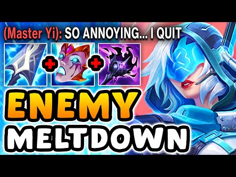 I Used the #1 Most ANNOYING Poke Ashe Build… and the Enemy Team RAGE QUIT