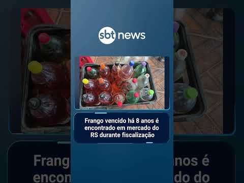 Frango vencido há 8 anos é encontrado em mercado do RS durante fiscalização | #SBTManhã