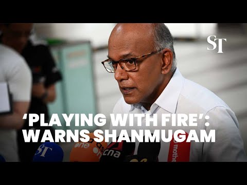 Shanmugam on suspicious package sent to Al-Istiqamah Mosque