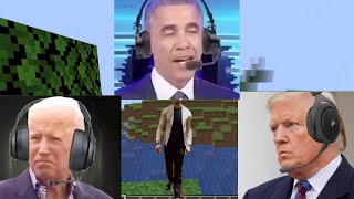 Presidents Play Minecraft!