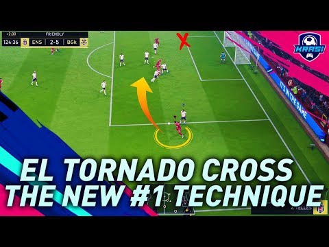 FIFA 19 EL TORNADO CROSS TUTORIAL - NEW OVERPOWERED TECHNIQUE OF SCORING GOALS AFTER THE PATCH