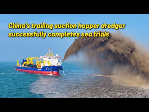 China's trailing suction hopper dredger successfully completes sea trials