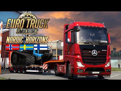 ETS2 Nordic Horizons DLC - IM EINSATZ Schwertransport [3058] EURO TRUCK SIMULATOR 2