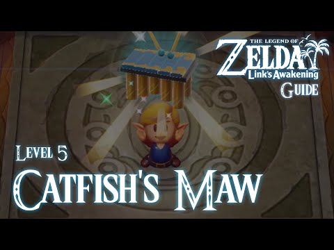 The Legend of Zelda: Link's Awakening - Catfish's Maw Dungeon Walkthrough