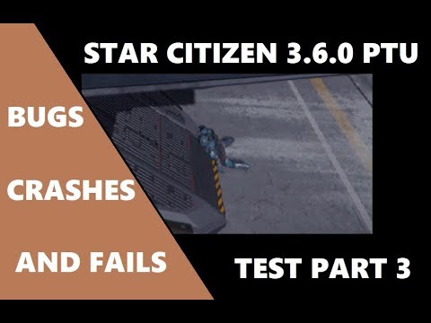 Star Citizen 3.6.0 PTU TEST PART 3 - Vertical Landings