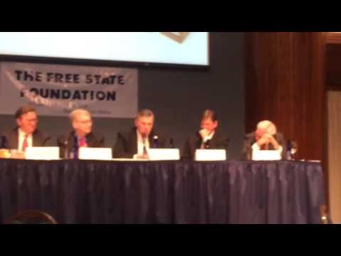 Great Question asked at Free State Foundation Policy Teleco