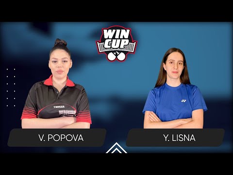 13:30 Valeriia Popova - Yaroslava Lisna 25.09.2025 WINCUP Women Professional. TABLE 1