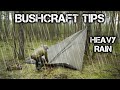 20 Bushcraft Tips: Heavy Rain & Wet Weather Conditions - TA Outdoors 20 Bushcraft Tips: Heavy Rain & Wet Weather Conditions
