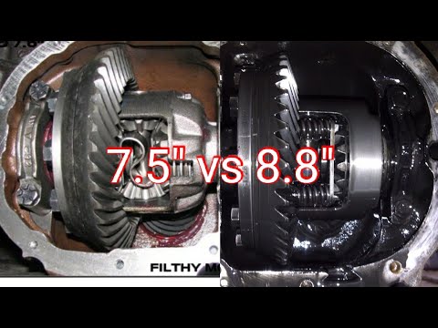 7.5" vs 8 8" Differential!