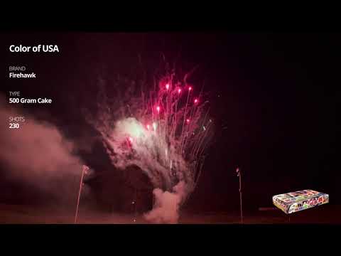 Color of USA - 230 shot 500 Gram - Firehawk