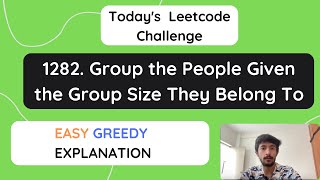Leetcode 1282 Group the People Given the Group Size They Belong To