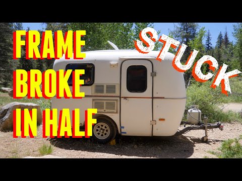Camper Frame Broke in Half!!  AGAIN!!