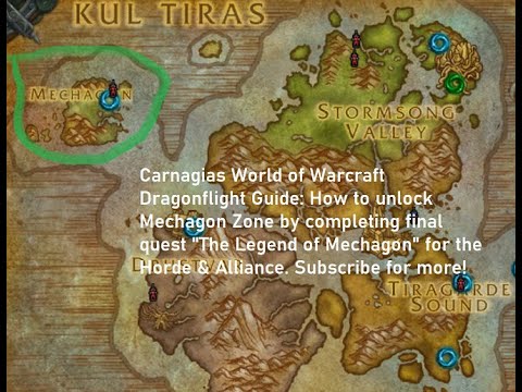Carnagias World of Warcraft How To Guide: Final Quest The Legend of Mechagon to unlock Mechagon Zone